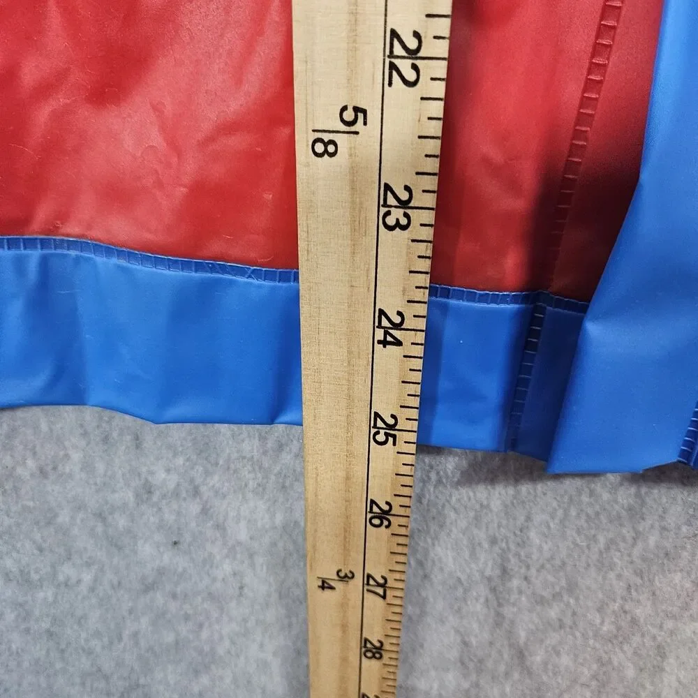 Super Mario Brothers Childrens Raincoat Red Jacket Youth Large